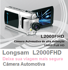 C&acirc;mera Automotiva Longsam L2000FHD